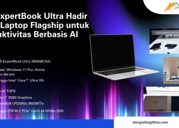 ASUS ExpertBook Ultra Hadir sebagai Laptop Flagship untuk Produktivitas Berbasis AI